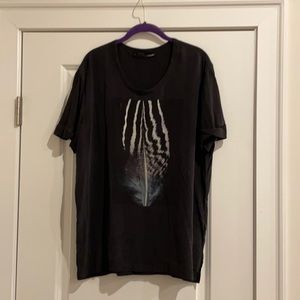 All saints silk tee shirt
